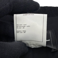 将图像加载到图库查看器中,CHANEL Camellia No-Collar Jacket Size Chronomat 44 BlackP52753 Wool 76% Nylon13% Silk11%