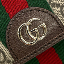 将图像加载到图库查看器中,GUCCI GG Supreme Ophidia Continental Wallet Beige/Brown838485 PVC/Leather