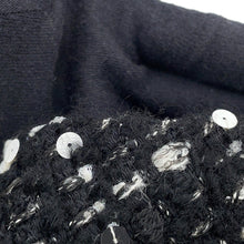 将图像加载到图库查看器中,CHANEL Tweed Tight Skirt Size 38 BlackP65335 Wool 31% Acryl28% Cotton23% Nylon10% Polyester8%