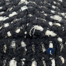 将图像加载到图库查看器中,CHANEL Tweed Tight Skirt Size 38 BlackP65335 Wool 31% Acryl28% Cotton23% Nylon10% Polyester8%