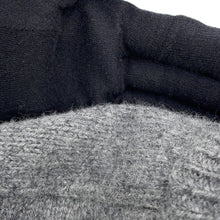 Load image into Gallery viewer, CELINE Triomphe Knit Sweater Size XL Gray/Off-white2AC85048T Wool 90% Cashmere10%