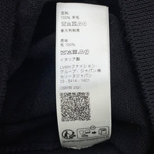 Load image into Gallery viewer, CELINE Triomphe crew neck sweater Size L Black2AH80322U Wool100%
