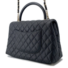 Load image into Gallery viewer, CHANEL Coco Handle 2WAYHandbag BlackA92991 Caviar Leather Size 29