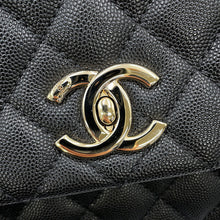 Load image into Gallery viewer, CHANEL Coco Handle 2WAYHandbag BlackA92991 Caviar Leather Size 29