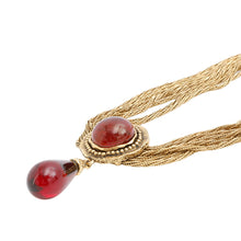 Load image into Gallery viewer, CHANEL Gripoa 3083 Vintage Necklace Gold Plated Color Stone