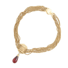 Load image into Gallery viewer, CHANEL Gripoa 3083 Vintage Necklace Gold Plated Color Stone