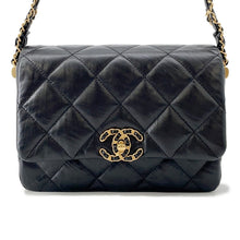 Load image into Gallery viewer, CHANEL CHANEL 19 ChainShoulder Bag BlackAP3572 Leather