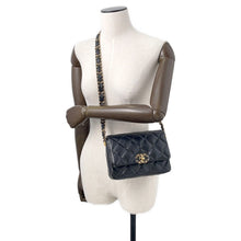 Load image into Gallery viewer, CHANEL CHANEL 19 ChainShoulder Bag BlackAP3572 Leather