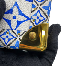 Load image into Gallery viewer, LOUIS VUITTON Coffret Tresor24 White/BlueM10250 Monogram Visor Pool