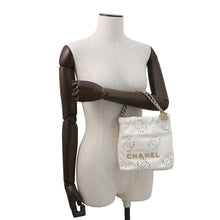 Load image into Gallery viewer, CHANEL CHANEL 22 Coco Punching ChainShoulder WhiteAS3980 Shiny Calf Leather Size Mini