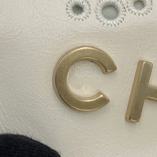 Load image into Gallery viewer, CHANEL CHANEL 22 Coco Punching ChainShoulder WhiteAS3980 Shiny Calf Leather Size Mini