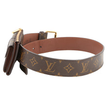 将图像加载到图库查看器中,LOUIS VUITTON Belt/Pochette Duo BrownM9836 Monogram Size 80