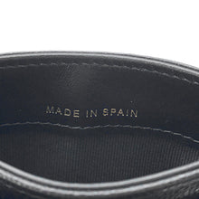 将图像加载到图库查看器中,CHANEL CC Logo Half Rhinestone Card Case Black Caviar Leather