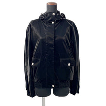 Load image into Gallery viewer, CHANEL BijouxButton Technical Fabric Blouson Size 36 BlackP77341 Polyester100% Rhinestone