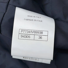 Load image into Gallery viewer, CHANEL BijouxButton Technical Fabric Blouson Size 36 BlackP77341 Polyester100% Rhinestone