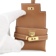将图像加载到图库查看器中,HERMES Kelly Festival Gold Swift Leather