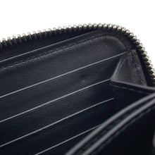 Load image into Gallery viewer, PRADA BrushedLeather Zip AroundWallet Black2ML317 Leather