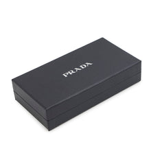 Load image into Gallery viewer, PRADA BrushedLeather Zip AroundWallet Black2ML317 Leather