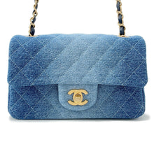 Load image into Gallery viewer, CHANEL Matelasse ChainShoulder Bag BlueA69900 Denim Size Mini