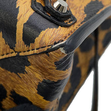 Load image into Gallery viewer, BALENCIAGA Paper Leopard Pattern Brown357333 Leather Size Mini