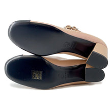 将图像加载到图库查看器中,CHANEL CHANEL Mary Jane Pumps Beige/BlackG45696 Lambskin Faux Pearl Size 36.5C