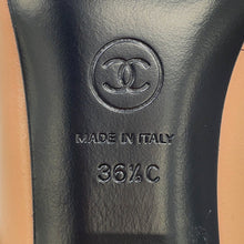 将图像加载到图库查看器中,CHANEL CHANEL Mary Jane Pumps Beige/BlackG45696 Lambskin Faux Pearl Size 36.5C