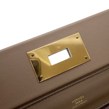 将图像加载到图库查看器中,HERMES 24/24 Sac Van Quatre Etoupe Evercolor Swift Leather Size Mini