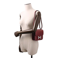 将图像加载到图库查看器中,HERMES Constance 3 Rouge H Box Calf Leather Size Mini