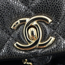 将图像加载到图库查看器中,CHANEL Matelasse CC Logo Backpack BlackAS3787 Caviar Leather Size Small