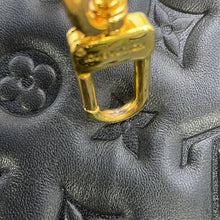 Load image into Gallery viewer, LOUIS VUITTON Coussin BlackM57790 Monogram・Pattern Lambskin Size PM