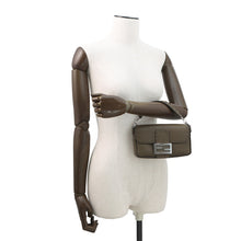 Load image into Gallery viewer, FENDI Baguette Selleria 2-Way Chain Shoulder Bag Khaki8BS017 Leather Size Mini