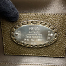 Load image into Gallery viewer, FENDI Baguette Selleria 2-Way Chain Shoulder Bag Khaki8BS017 Leather Size Mini