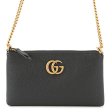 Load image into Gallery viewer, GUCCI Shoulder Bag GG Marmont Black779795 Leather