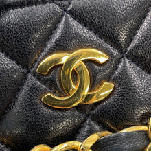 Load image into Gallery viewer, CHANEL Matelasse Mini Tote Bag Black Lambskin