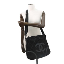 Load image into Gallery viewer, CHANEL CC Logo 2-Way Tote Chain Bag BlackA40394 Suede leather