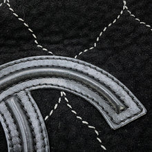 Load image into Gallery viewer, CHANEL CC Logo 2-Way Tote Chain Bag BlackA40394 Suede leather