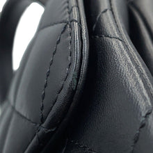 Load image into Gallery viewer, CHANEL Top Handle Mini Flap Bag BlackAS4654 Lambskin