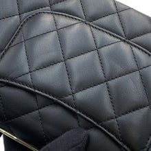 Load image into Gallery viewer, CHANEL Top Handle Mini Flap Bag BlackAS4654 Lambskin