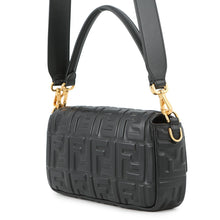 Load image into Gallery viewer, FENDI FF motif baguette Black8BR600 Nappa Leather