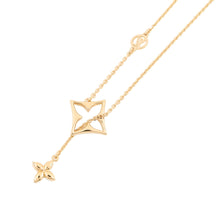 Load image into Gallery viewer, LOUIS VUITTON Necklace Flower Gram Strass GoldM03246