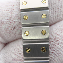 Load image into Gallery viewer, CARTIER Santos Garbe SM H34.4mm×W24.5mm Stainless Steel K18YG White Dial82036283
