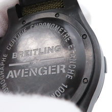 Load image into Gallery viewer, BREITLING Avenger hurricane W50mm Bright Light Fabric Rubber Black DialXB1210E4/BE89