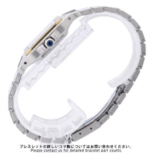 将图像加载到图库查看器中,CARTIER Santos Galve LM H40.8mm×W29.0mm Stainless Steel K18YG White Dial81036288