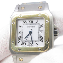 将图像加载到图库查看器中,CARTIER Santos Galve LM H40.8mm×W29.0mm Stainless Steel K18YG White Dial81036288