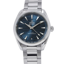 将图像加载到图库查看器中,OMEGA Seamaster Aqua Terra 150M Co-Axial W41mm Stainless Steel Blue Dial220.10.41.21.03.004