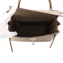 将图像加载到图库查看器中,HERMES Kelly Sellier Etoupe Epsom Size 28