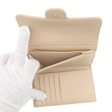 Load image into Gallery viewer, CHANEL Matelasse Medium Wallet BeigeAP0232 Caviar Leather