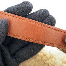 Load image into Gallery viewer, Delvaux Bread Bucket Handbag Brown/BeigeAA0607BRZ0 Leather Shearling Size Mini