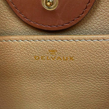 Load image into Gallery viewer, Delvaux Bread Bucket Handbag Brown/BeigeAA0607BRZ0 Leather Shearling Size Mini