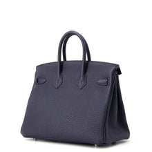 将图像加载到图库查看器中,HERMES Birkin Blue Nuit Togo Leather Size 25